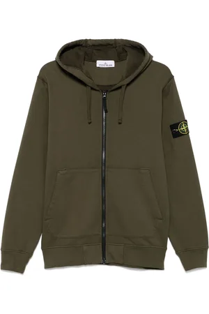 Stone Island Hoodie con distintivo Compass