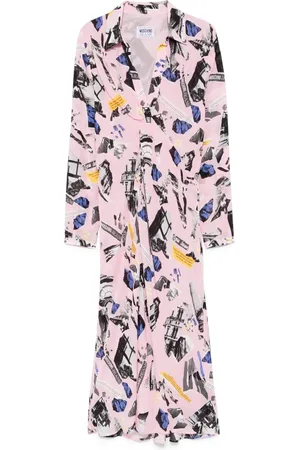 Moschino Vestido largo en crepe
