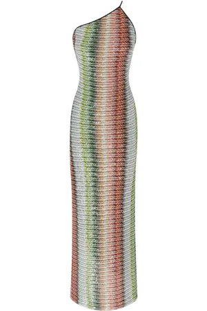 Missoni Vestido largo con un solo hombro