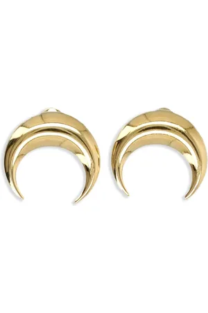 Marine Serre Aretes Crescent Moon mini