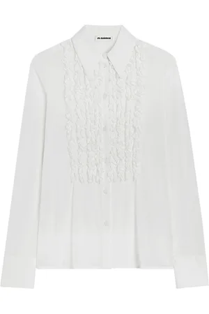 Jil Sander Camisa manga larga con volantes