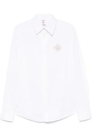 Casablanca Camisa con monograma bordado