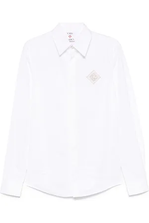 Casablanca Camisa con monograma bordado