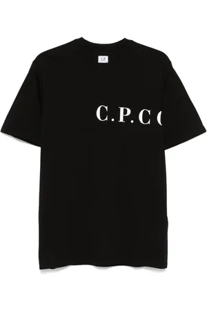 C.P. Company Playera con logo estampado
