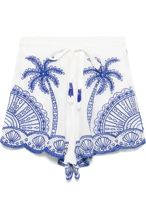 Farm Rio Shorts con encaje de guipur