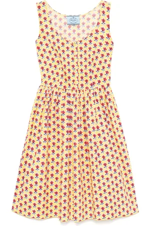 Prada Vestido con estampado floral