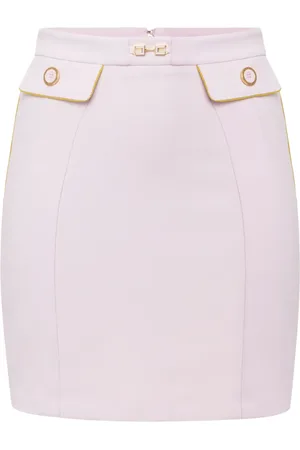 Elisabetta Franchi Falda corta de crepé