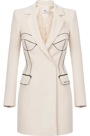 Elisabetta Franchi Vestido estilo blazer