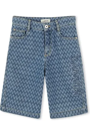 Lanvin Shorts con logo bordado