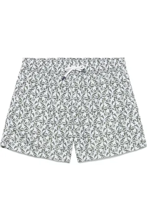 FEDELI Shorts de playa con estampado floral