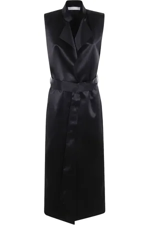Serafini Vestido satinado sin mangas