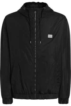 Dolce & Gabbana Chamarra bomber con placa del logo