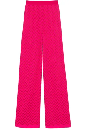 Missoni Pantalones con motivo en zigzag