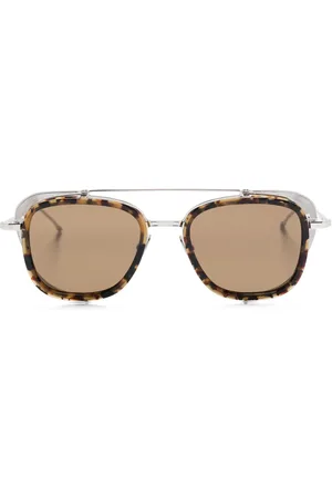Thom Browne Lentes de sol con protección lateral