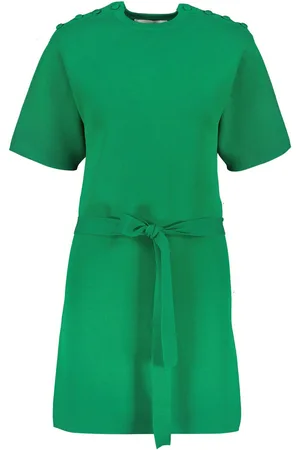 YVES SALOMON Vestido estilo playera tejido