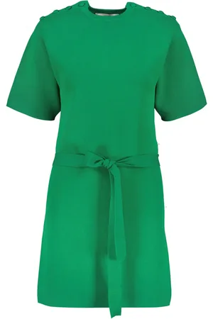 YVES SALOMON Vestido estilo playera tejido