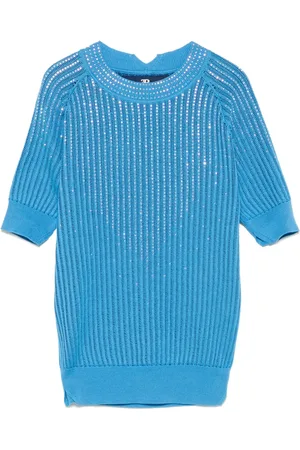ERMANNO SCERVINO Top con detalles de cristal