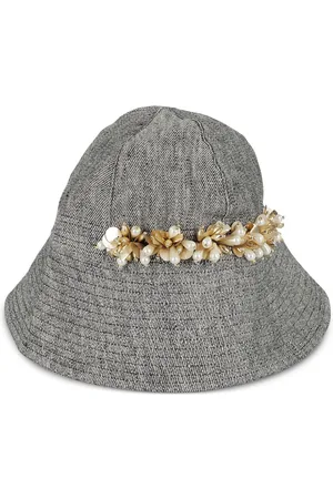 SEMICOUTURE Sombrero con detalle de mostacillas