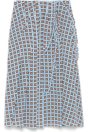 ERMANNO SCERVINO Falda midi con estampado