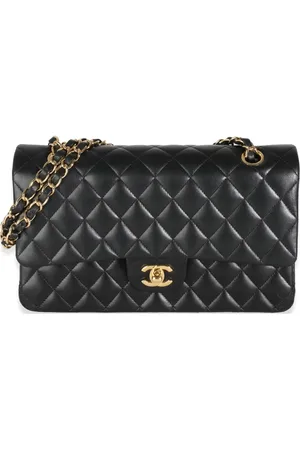 CHANEL Bolsa de hombro Double Flap mediana