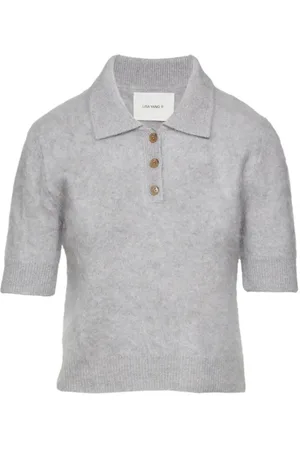 Lisa Yang Playera tipo polo de cachemira The Carolyn