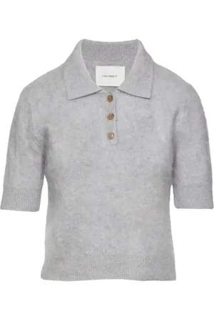 Lisa Yang Playera tipo polo de cachemira The Carolyn