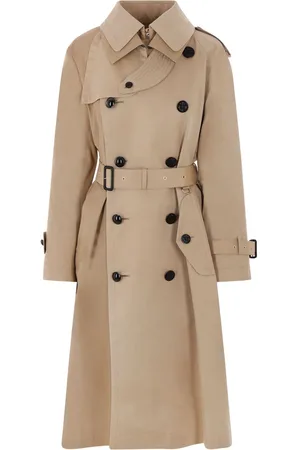 SACAI Gabardina con doble botonadura