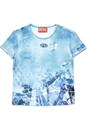 Diesel Playera con estampado gráfico
