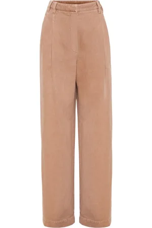 Brunello Cucinelli Pantalones anchos con pinzas