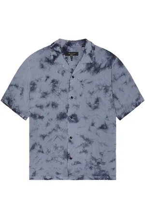 RAG&BONE Camisa bowling con estampado tie-dye