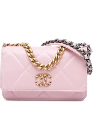 CHANEL Bolsa satchel Quilted Lambskin 19 Wallet on Chain 2021-2023