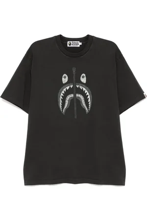 A Bathing Ape Playera con logo estampado