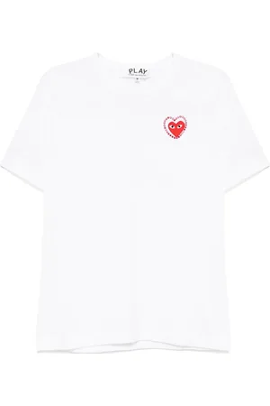 Comme des Garçons Playera con logo de parche