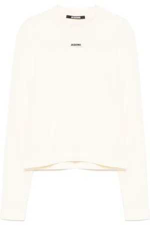 Jacquemus Top con parche del logo