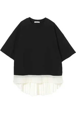 UNDERCOVER Playera plisada en el dobladillo