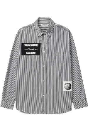 UNDERCOVER Camisa con rayas estampadas