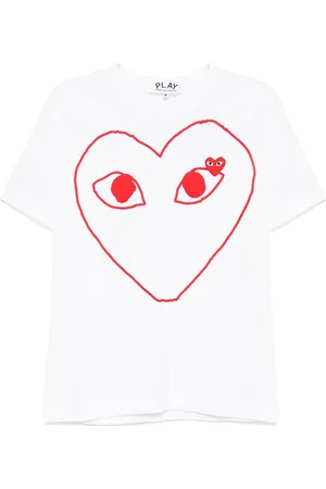 Comme des Garçons Playera con logo de parche
