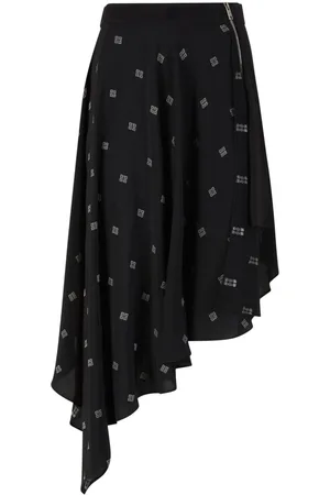 Givenchy Falda con diseño asimétrico