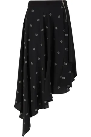 Givenchy Falda con diseño asimétrico