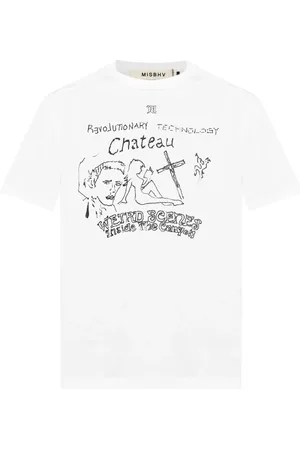 MISBHV Playera con texto estampado