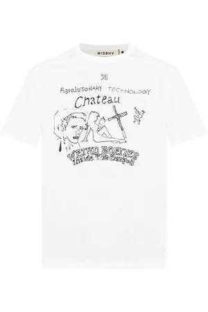 MISBHV Playera con texto estampado