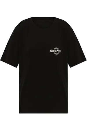 YOHJI YAMAMOTO Playera con logo bordado