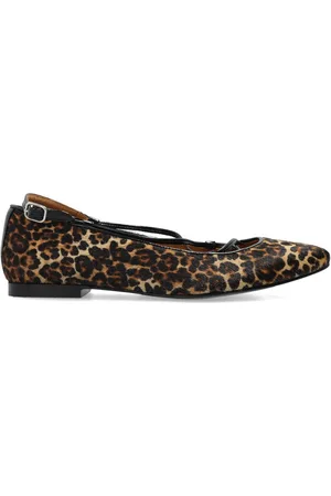 A.P.C. Flats con estampado de leopardo