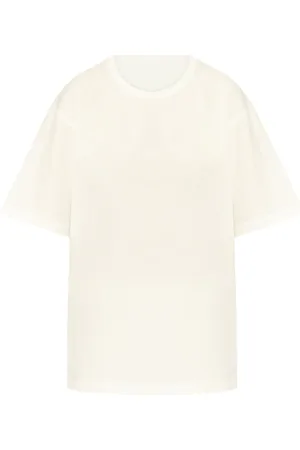 YOHJI YAMAMOTO Playera con texto estampado