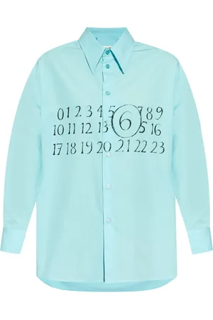 Maison Margiela Camisa con motivo de números
