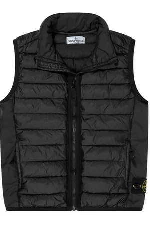 Stone Island Chaleco capitonado con motivo Compass