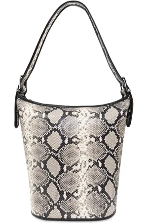IRO Bolsa de hombro con estampado de piel de pitón