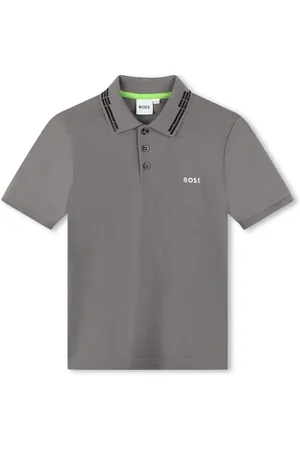 HUGO BOSS Playera tipo polo con logo estampado