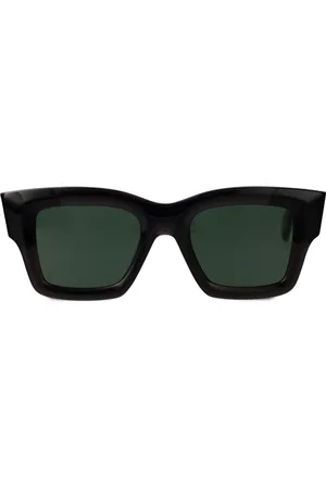 Jacquemus Lentes de sol con logo estampado