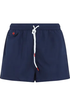 Kiton Shorts de playa con placa del logo